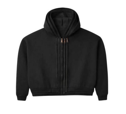 Gold+Vintage Gallery Raspberry Hills ‘Black’ 3 Splice Zip-Up